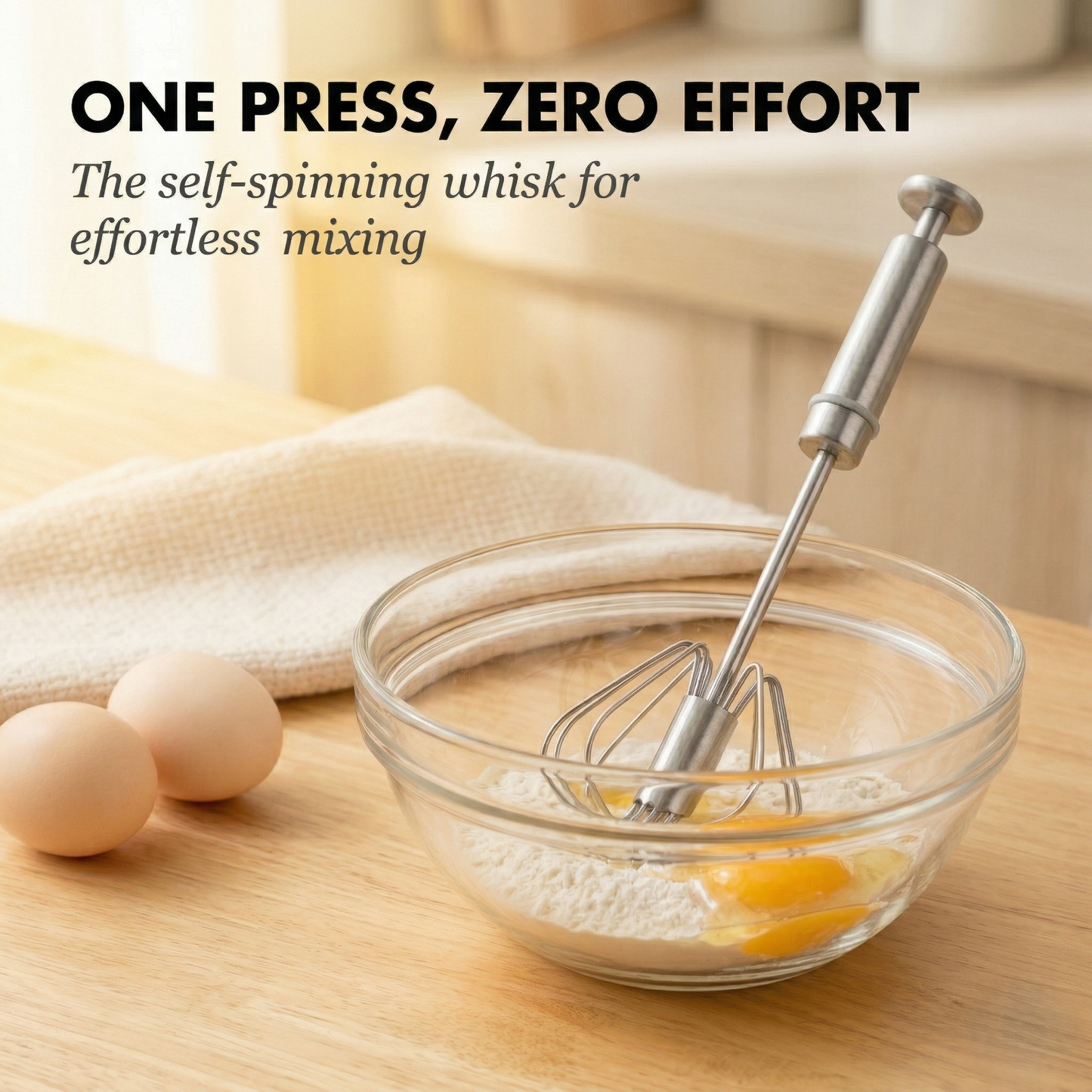 Presswick™ – Press-Down Spinning Stainless Steel Whisk + 50% OFF