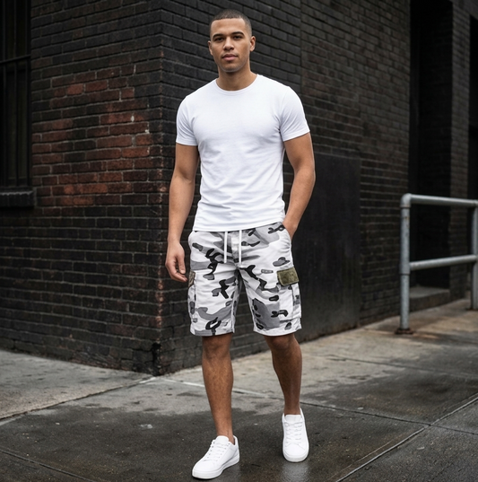 Ridgecroft™ – 5-Pocket Camo Cargo Shorts for Men + 50% OFF