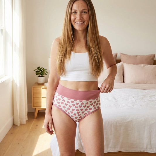 Velura™ – Soft Cotton High-Waist Briefs with No-Roll Waistband & Double Layer Crotch, 6 Pack + 50% OFF