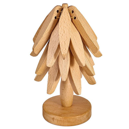 The TimberBloom Trivet - Stores Like a Christmas Tree, Protects in Style + 50% OFF