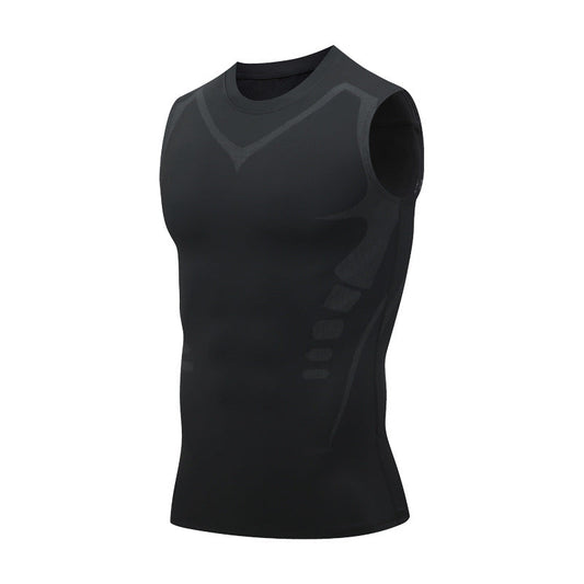 Coremont™ – Ionic Ice-Silk Compression Body Shaping Vest for Men + 50% OFF