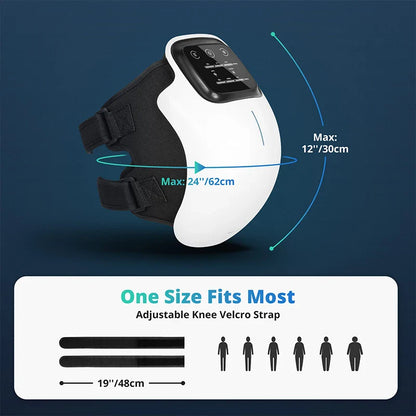 The AuraHeat Wireless Knee Pad - Dual-Action Heat, Professional Vibration, and Cordless Relief + 50% OFF