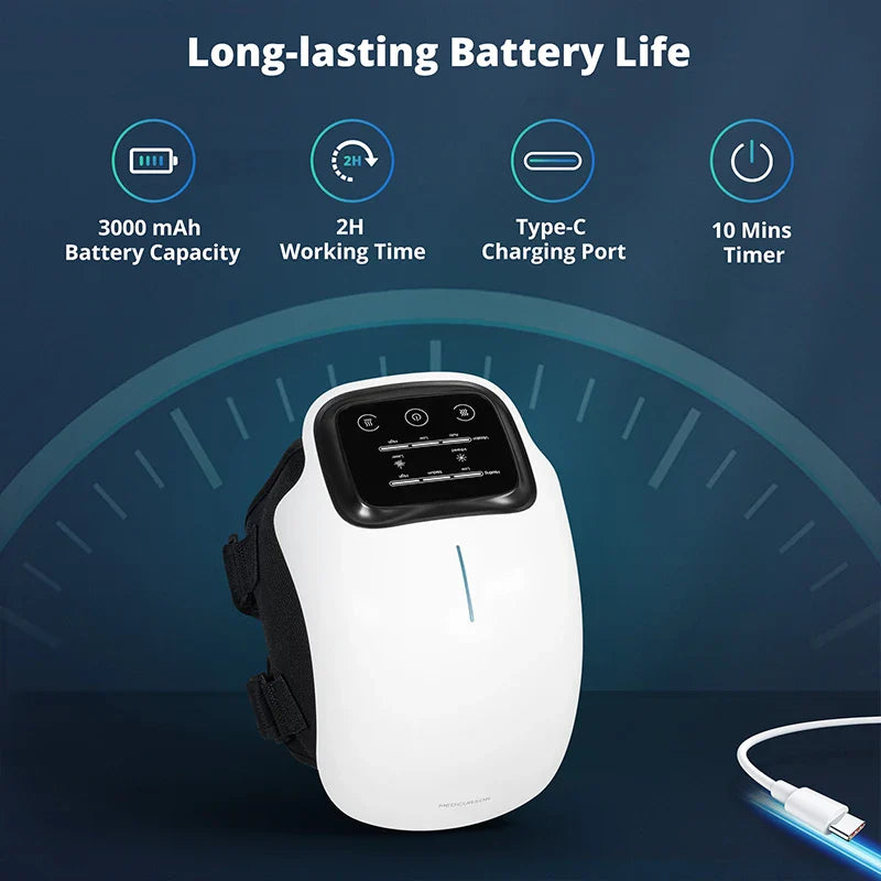 The AuraHeat Wireless Knee Pad - Dual-Action Heat, Professional Vibration, and Cordless Relief + 50% OFF