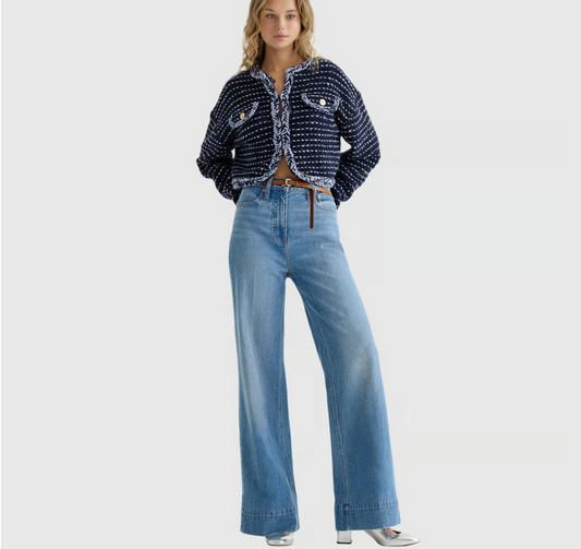 Skyline Wide-Leg Jeans- 50 % OFF