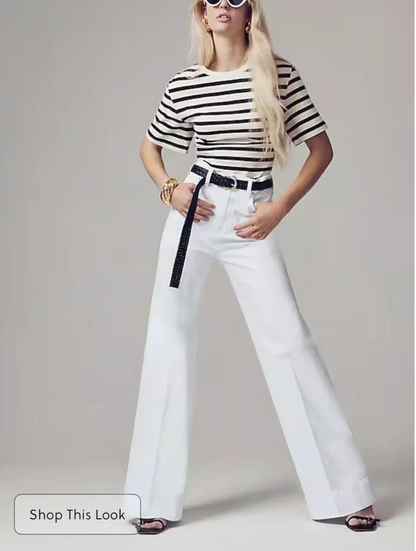 Skyline Wide-Leg Jeans- 50 % OFF