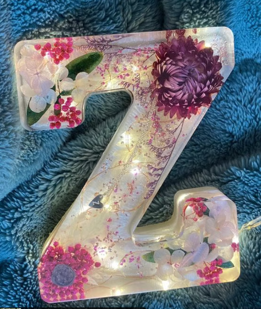 EverGlow Initial - Preserved Floral Art Keepsake + GET 50% OFF TODAY!