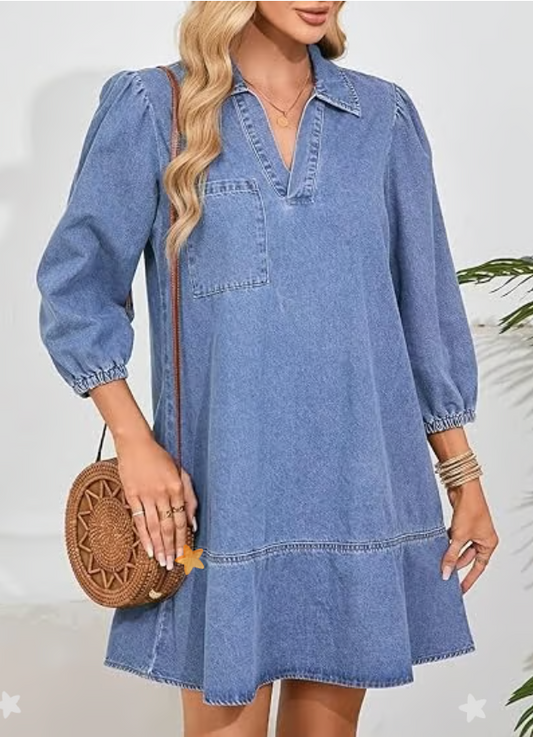 LunaBeauty A-Line Dress- 50 % OFF