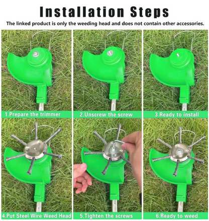 SteelBlade™ 6-Inch Wire Brush Cutter Head - 50 % OFF