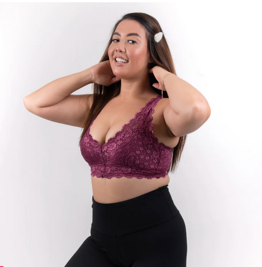 LuxeZip Lace Bra - 50 % OFF