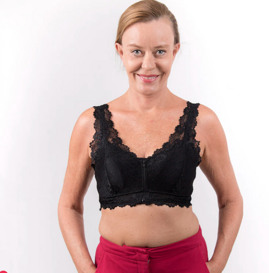 LuxeZip Lace Bra - 50 % OFF