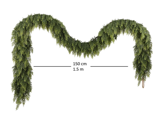 The EverLush Cedar Garland - A Cozy Christmas Sparkle, Instantly + 50% OFF