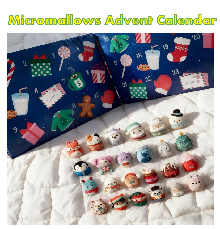 Micromallows Holiday Plush Advent Calendar– A New Surprise Every Day! + 50% OFF