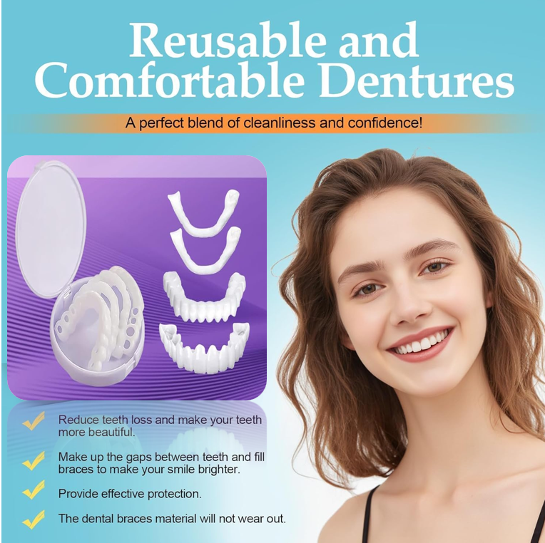 The PureSmile Veneer Set - Confidence Restored, Zero Drills, and Instant Smile Fix + 50% OFF
