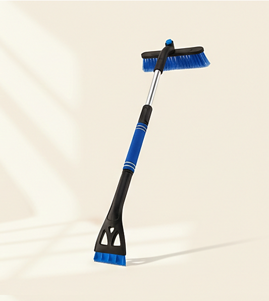 FrostGlide™ – 3-in-1 Extendable Snow Brush & Ice Scraper with 360° Rotating Head + 50 % OFF