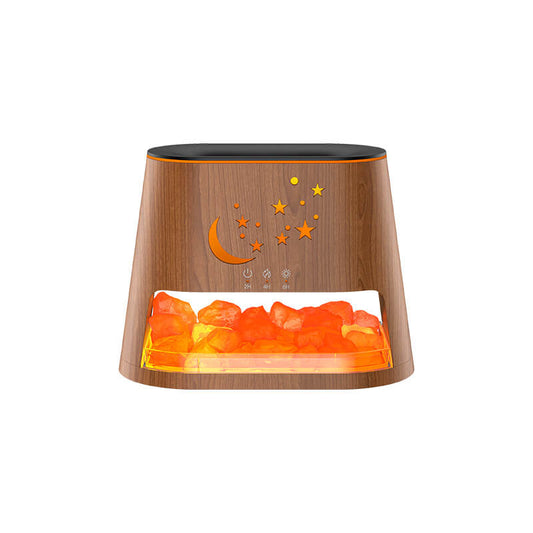 The AuraFlame Aroma Diffuser - Ultrasonic LED Humidifier with Mesmerizing Flame Effect + 50% OFF