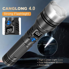 The AuraBeam Skyfire 1056 - 1000lm High-Lumen, 2-in-1 Power Bank & Flashlight + 50% OFF