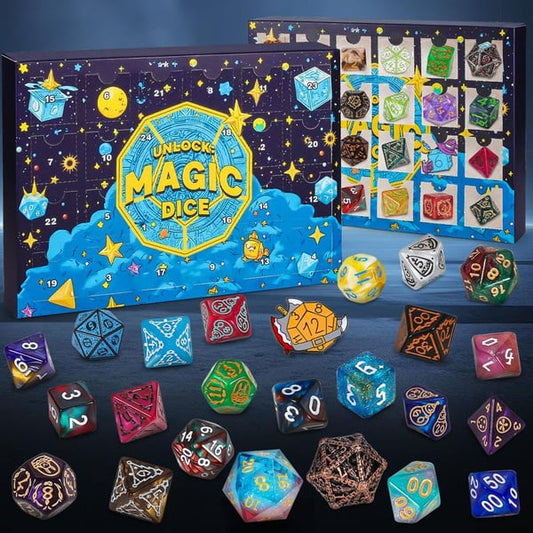 The Dice Master Advent Calendar - 24 Days of Mystery & Magic + 50% OFF