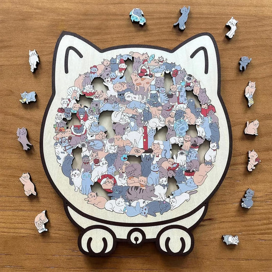 The Purrfect Cat Puzzle – The Ultimate Gift for Stress Relief + 50% OFF