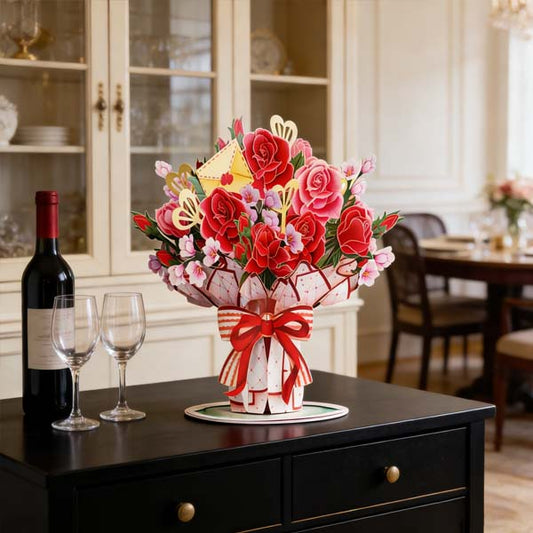 Posette™ – 3D Pop-Up Card with Detachable Flower Bouquet & Premium Envelope + Buy 1 GET 1 FREE