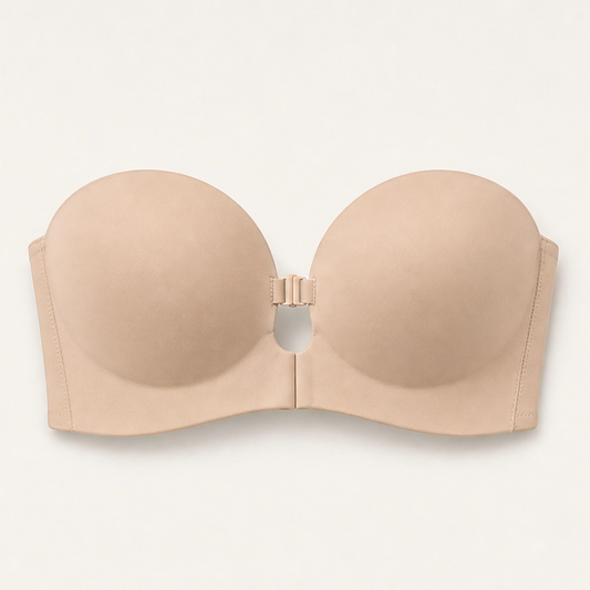 Sculptelle™ – Strapless Front-Closure Push-Up Bra with Multi-Way Straps + 50% OFF