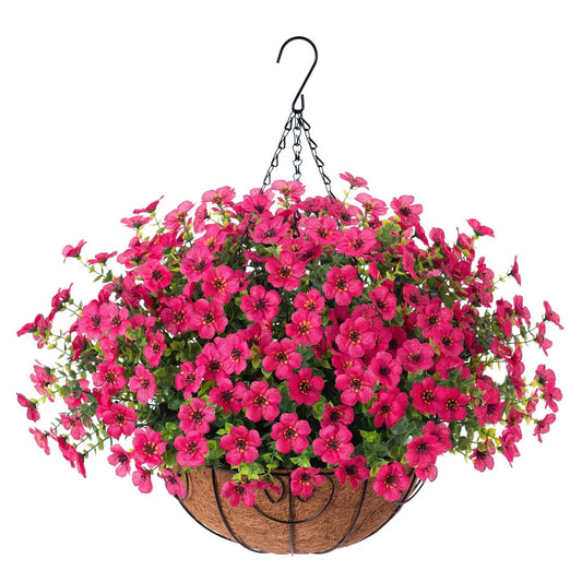 The AuraBloom Hanging Basket — Permanent Spring Without the Effort + 50% OFF