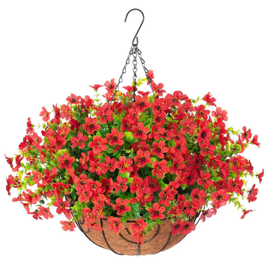The AuraBloom Hanging Basket — Permanent Spring Without the Effort + 50% OFF