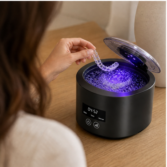 Purevo – Ultrasonic UV-C Cleaner for Dentures, Retainers & Aligners + 50% OFF