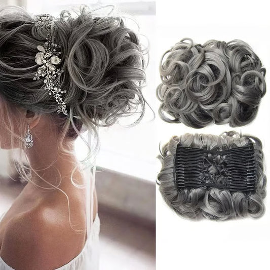 QuickVolume Messy Bun - Achieve Effortless Elegance Instantly + 50% OFF