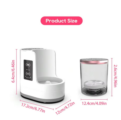 The Brush-o-Matic Cleaner - Clean & Dry Brushes, Hands-Free + 50% OFF