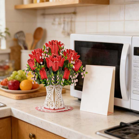 Posette™ – 3D Pop-Up Card with Detachable Flower Bouquet & Premium Envelope + Buy 1 GET 1 FREE