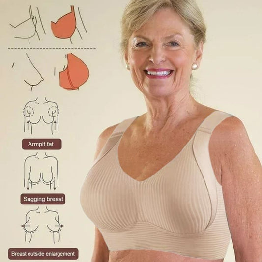 ComfortCurve Four-Row Wireless Bra- 50 % OFF