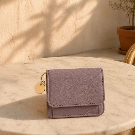 Folden™ – Slim Tri-Fold Wallet with Zip Coin Pocket & Keychain + 50% OFF