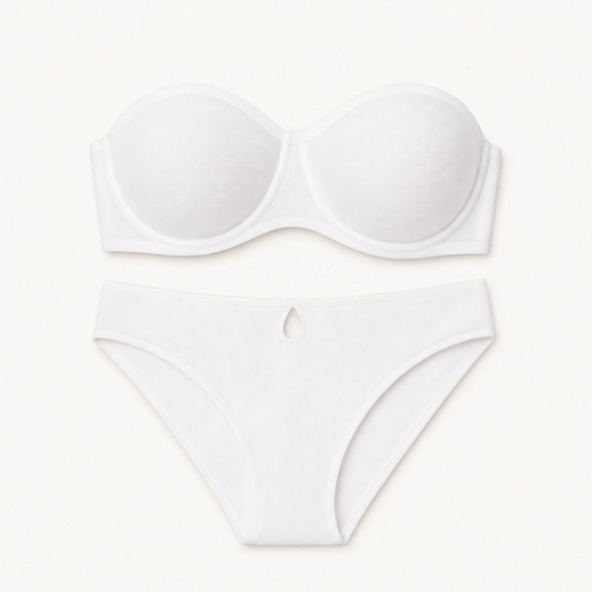 Bardelle™ – Sheer Mesh Strapless Balconette Bra with Convertible Straps & No-Slip Support + 50% OFF