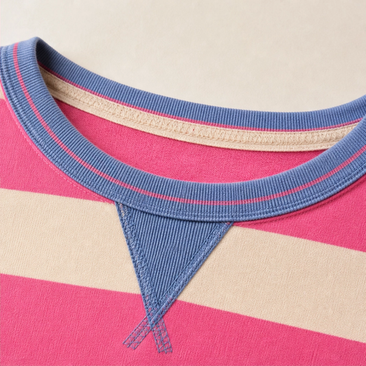 Ashbrook™ – Drop-Shoulder Striped Pocket Cotton Tee +50% OFF