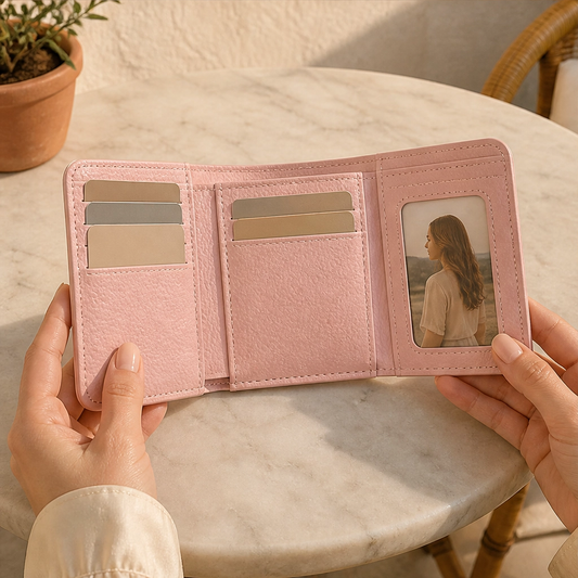 Folden™ – Slim Tri-Fold Wallet with Zip Coin Pocket & Keychain + 50% OFF