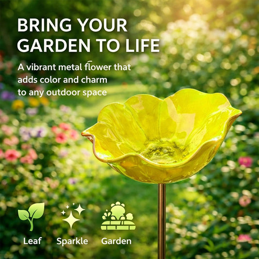 EverBloom Poppy Garden Stake — Art Meets Nature + 50% OFF