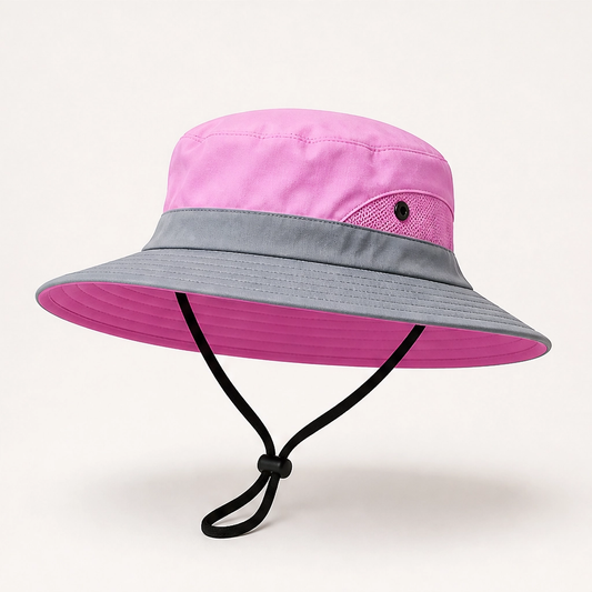Solhaven™ – Packable Wide-Brim UPF50+ Sun Hat with Ponytail Hole + 50% OFF