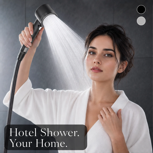 Cascora™ – High-Pressure Filtered Shower Head with 4 Spray Modes + 50% OFF