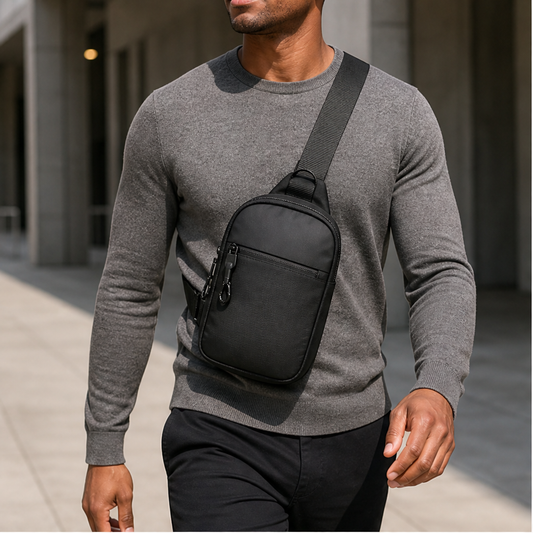 Stryde – Secure Zip Adjustable Crossbody Sling Bag + 50% OFF