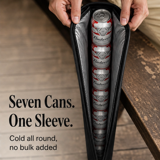 Frostbank™ – Slim 7-Can Insulated Golf Bag Cooler Sleeve + 50% OFF