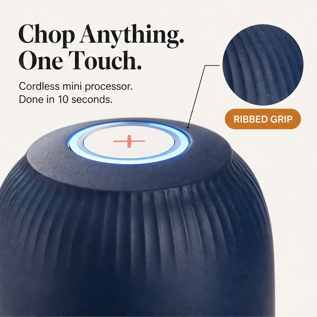 Prepwell™  – Cordless Rechargeable Mini Electric Food Processor + 50% OFF