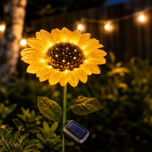 Goldengrove™ – Solar-Powered Realistic Sunflower Garden Stake Light + 50% OFF