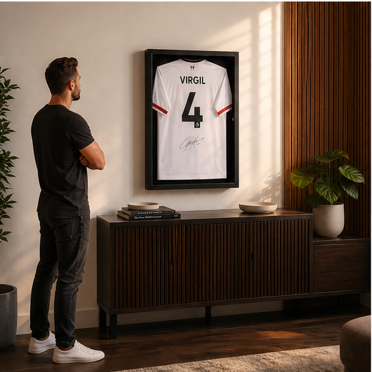 Crestvault – Magnetic Wooden Jersey Display Frame + 50% OFF