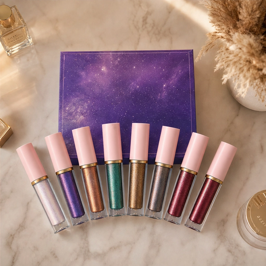 Opaline™ – 8-Shade Color-Shift Glitter Liquid Eyeliner Set + Buy 1 Get 1 FREE