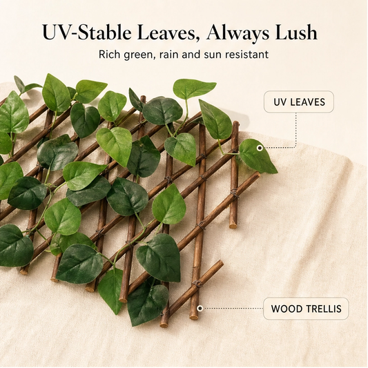 Arbor™ – Expandable Faux-Ivy Privacy Trellis for Balconies & Patios +50% OFF