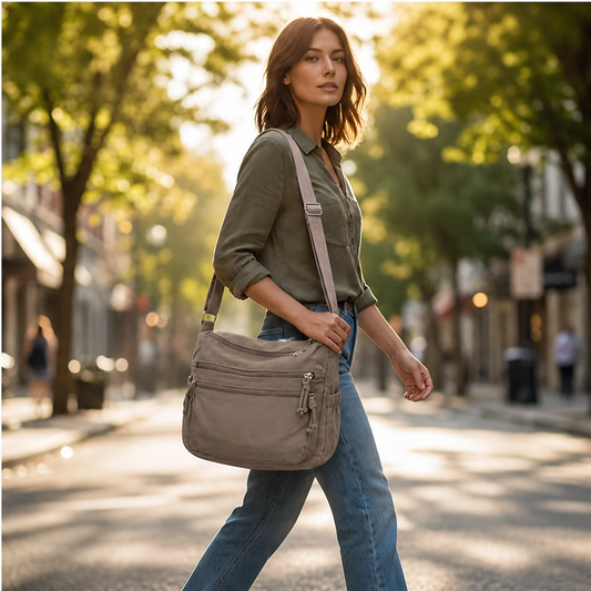 Marlowe™ – Multi-Pocket Slouchy Hobo Shoulder & Crossbody Bag + 50% OFF