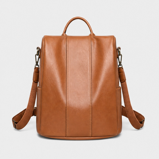 Vellora™ – Structured Large-Capacity Leather Backpack for Women + 50% OFF