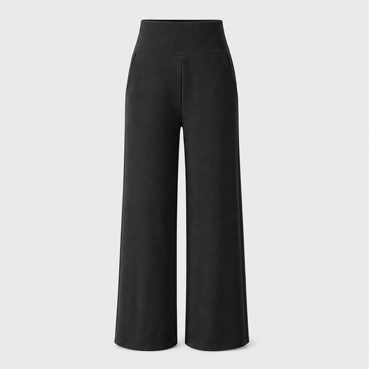 Saunter™ – High-Rise Wide-Leg Butter-Soft Lounge Trousers + 50% OFF