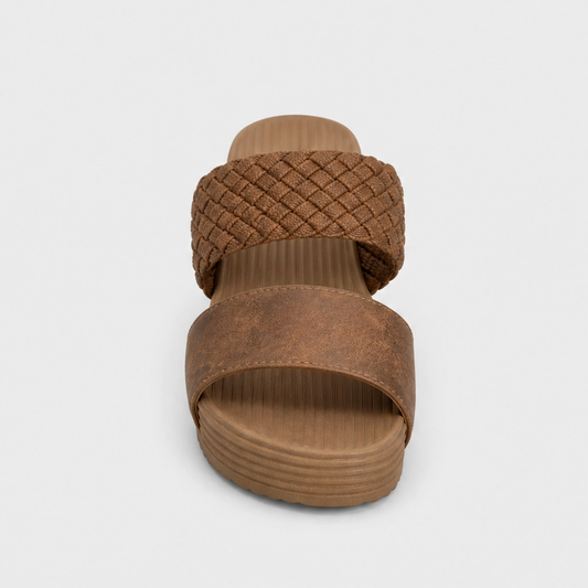 Palmoria™ – Dual-Strap Cushioned Platform Wedge Sandals + 50% OFF