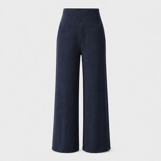 Saunter™ – High-Rise Wide-Leg Butter-Soft Lounge Trousers + 50% OFF